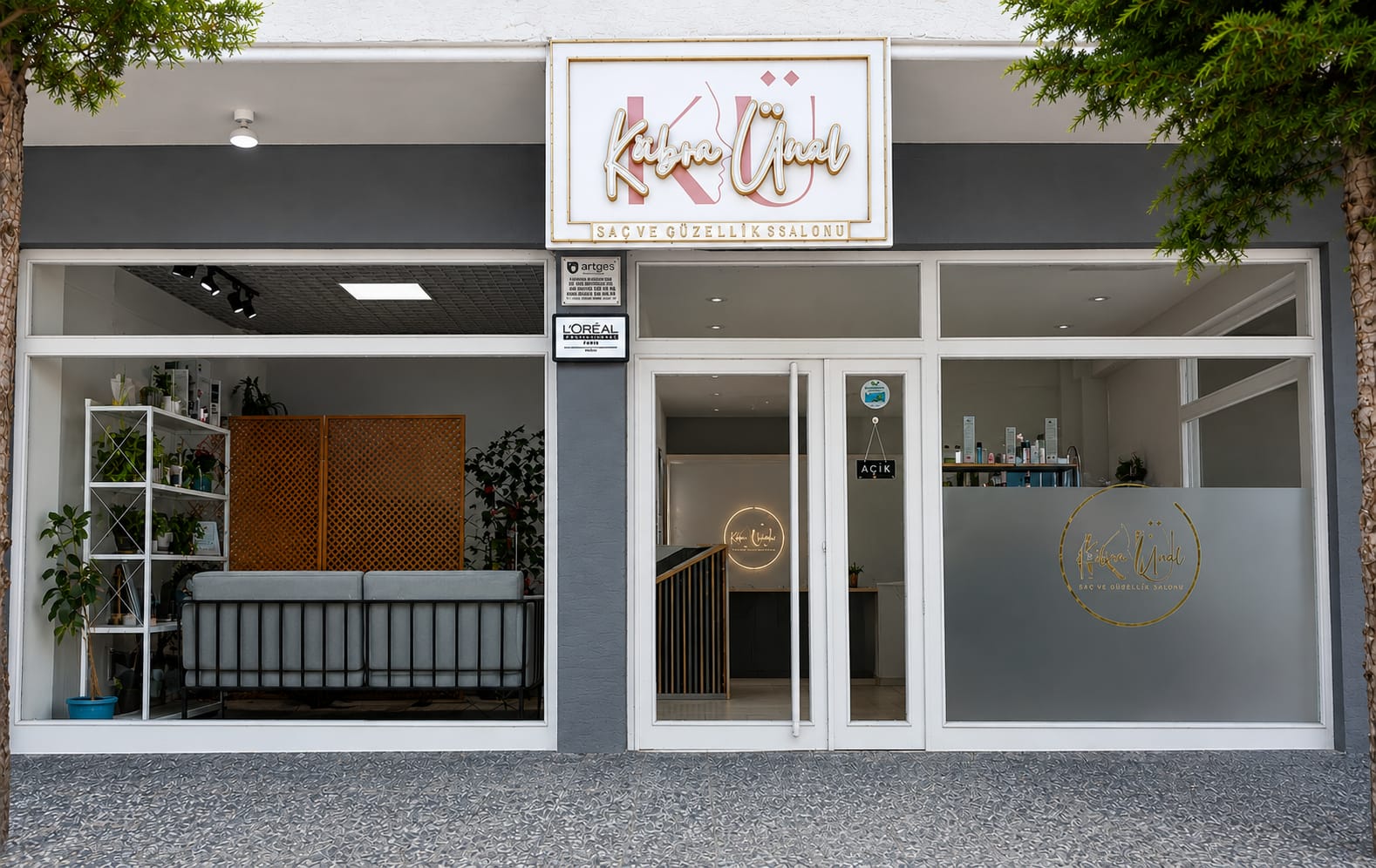 KÜBRA ÜNAL SAÇ ve GÜZELLİK SALONU logo